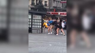 3 Transgender men have chaotic street brawl with Turkish man in Istanbul.