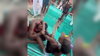 Beach Party Ends With A Fight