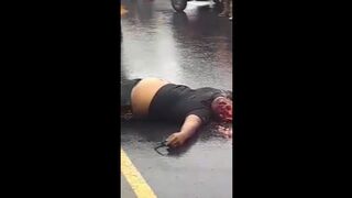 Death On Rainy Day In Nicaragua