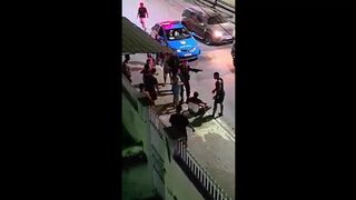 Honda Motorcycle Thief Gets Street Justice Before The Arrest In Brazil