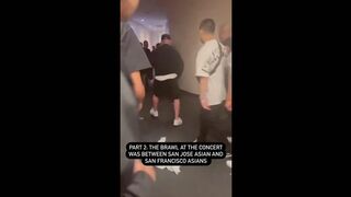 Asian gangs fighting at California concert