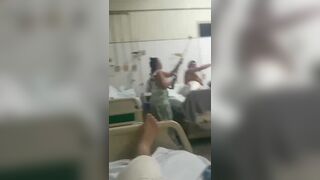 Jealous Woman Attacks Husband InsidebThe Hospital, Demands His Phone