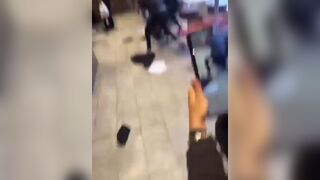 Mass Brawl Inside McDonalds - usual suspects