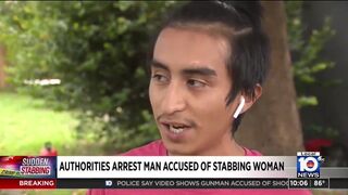 Immigrant Cuts Up Woman with Machete