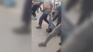 Kenyan Protester Minutes Later After Headshot By Police Sniper