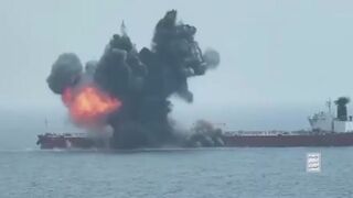 Houthis Sunk An Oil Tanker In The Red Sea.