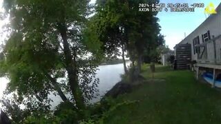 Parolee drowning in the Hudson River while attempting to flee from police on a bicycle