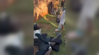 Cable Thieves Caught And Punished In Zimbabwe