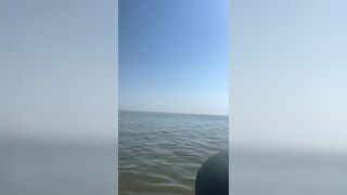 Fishermen Film Russian Missiles Flying On The Black Sea.