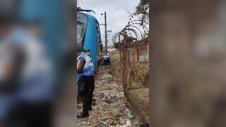 Train Surfing Went Wrong