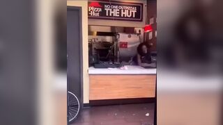 Possessed Woman in Pizza Hut