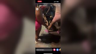 Girl's Tampon Pops Out During Fight