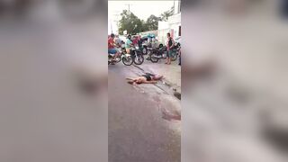 Elderly Woman Ran Over By Truck In Capanema, Brazil