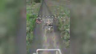 Compilation of stirkes on Russian soldiers on motorbikes and Atvs