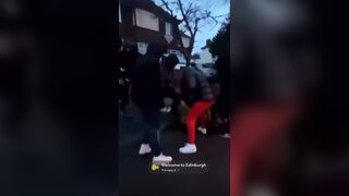 Scottish gang member gets beat down