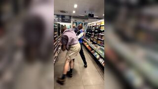 Fight With Shoplifter Inside The Northolt BP, UK