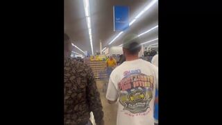 Elderly Man Gets Into A Fight At Texas Walmart