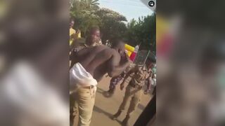 Civilian Driver Gets Beaten By Kampala Police