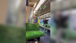 Naked African Kicked Off the Train in Melbourne, Australia