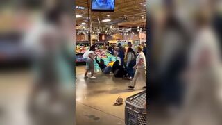 Food Stamp Women Fight at Store