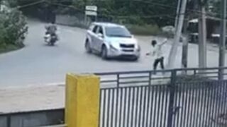 Security guard killed by speeding car in hit-and-run - India