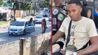 Man is shot from behind by 2 gunmen waiting for him to arrive home - Saint Anns, Trinidad and Tobago