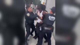 NYPD Punches Wild Thug