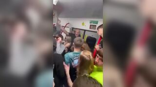 Train fight