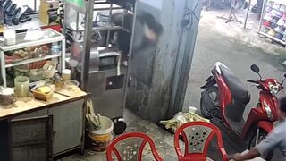 Woman gets arm stuck in sugarcane juicer, somersaults in the air - Vietnam