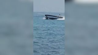 Spanish police boat chases down and runs over migrants vessel