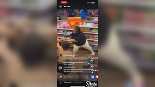 Walmart Ratchets Brawl at Checkout Line