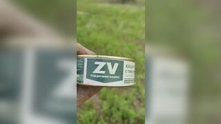 ZV canned food titled, We Are With You