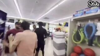 Wimpy Pedo gets Beat up at Store