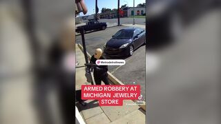 Armed robbery at a Michigan jewelry store