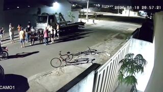 Biker vs. Parked Truck