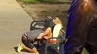 Man Eats Pussy In Public