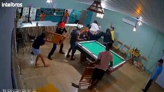 Stabbing In The Favela Pool Hall