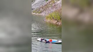 Man Drowns Next To The Useless Coward