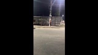 Motorcycle Thief Tortured, Tied To The Pole And  Left To Bleed