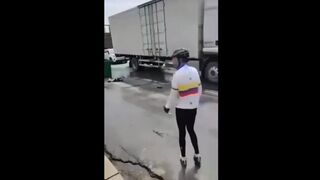 Cycling Between Trucks, WCGW?