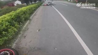 Fender Bender Leads To Suffering On Chinese Road