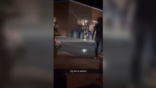 All Out Parking Lot Brawl in Massachusetts