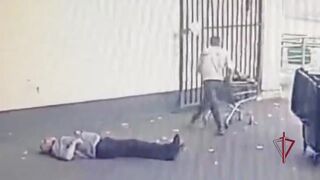 Old Man Knocked Out, Robbed Of Cart With Grocery In Russia