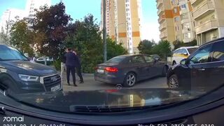 Road Rage Attack In Russia