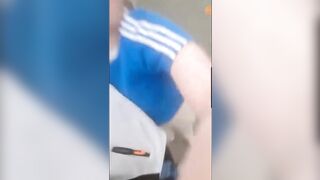 Crazy northern ireland lady punches dude then plunges him in