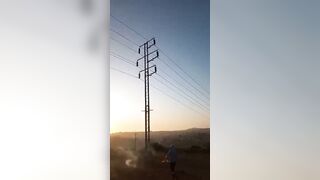 The guy desired to take the wires but was actually electrocuted afte