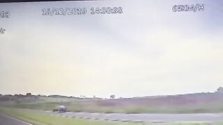 Severe accident with a motorcyclist