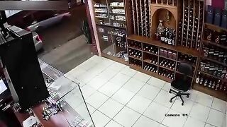 Robbery of a store and murder of a policeman.