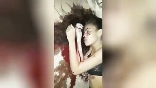 Corpse of a beautiful girl. Video.