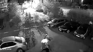 Fascinating Russian drunken fight. Omsk. Video.